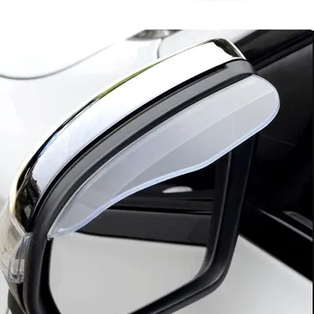 Универсальное 2шт Автомобильное Зеркало Заднего Вида От Дождя для Бровей HAVAL H1 H2 H3 H5 H6 H7 H8 H9 M4 M6 Concept B COUPE F7x SC C30 C50