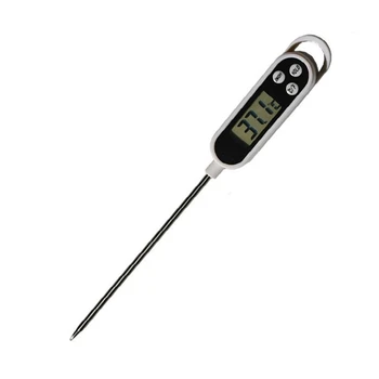 Цифровой кухонный пищевой термометр для приготовления мяса, воды, молока, измеритель температуры пищевого зонда 0