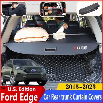 Шторка Багажника Автомобиля Для Ford Edge U.S Edition 2015 ~ 2023 CD539 Шторка Багажника Автомобиля Крышка Багажника Грузовые Аксессуары Для Защиты От подглядывания
