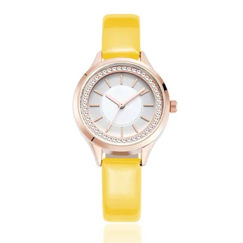 № 2 Женские брендовые часы Fashon с кожаным ремешком, повседневные наручные часы 0