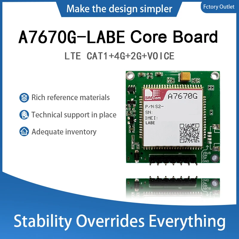 SIMCOM A7670G A7670G-базовая плата разработки LABE для глобальной сети LTE CAT1 4G