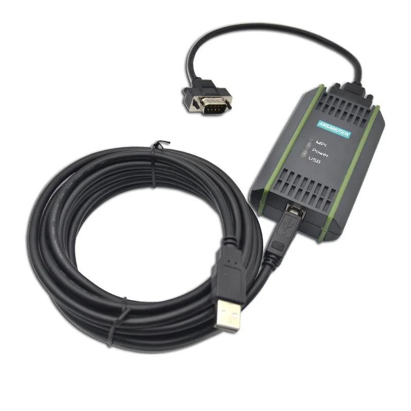 Кабель для программирования USB-MPI 6ES7972-0CB20 USB К Сетевому Адаптеру MPI/DP/PPI Для системы PLC Siemens S7-200/300/400