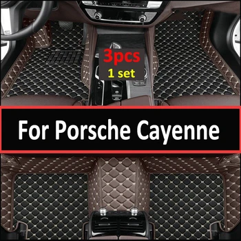 Автомобильные коврики для Porsche Cayenne 2006 2007 2008 2009 2010 (низкая посадка), изготовленные на заказ автоматические накладки для ног, автомобильные