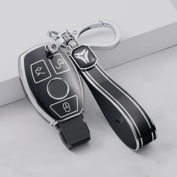 Точечные аксессуары car tpu для Mercedes-Benz key shell chain new C-class C200L CLA CLS GLC GLE320 ML350 2